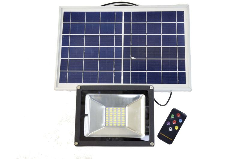 20W Solar Flood Light &amp; Remote