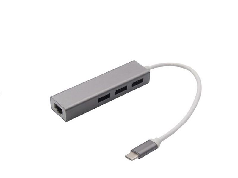 Zatech Usb-C Hub with 3 Usb Ports and Ethernet Adapter