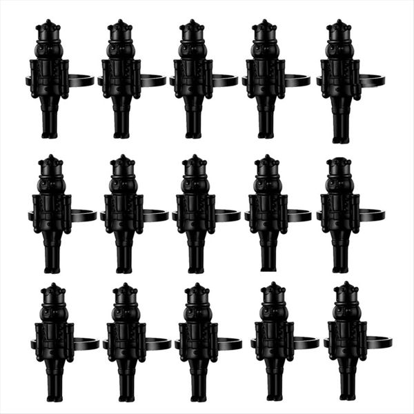 15Pcs Nutcracker Christmas Napkin Rings Walnuts Holder