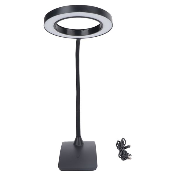 LED Desk Lamp 360 Bendable Stepless Dimming 3 Color Modes Eye Protection