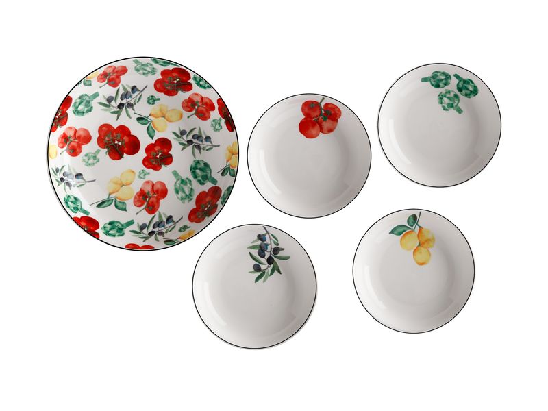 Casa Domani Italiana 5 Piece Pasta Set