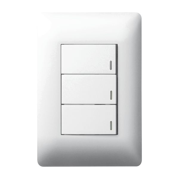 Legrand - Ysalis - 3 Lever switch 2 Way 4x2