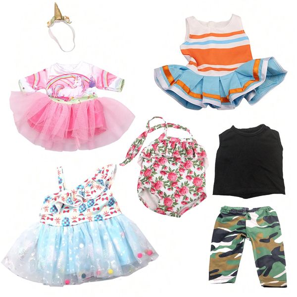 5 Piece Stylish Baby Doll Clothing Set Collection