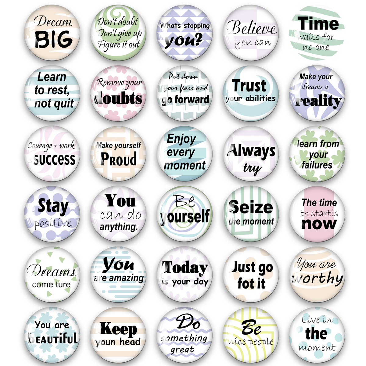30 PCS Fridge Gift, Notes Decor Office Whiteboards