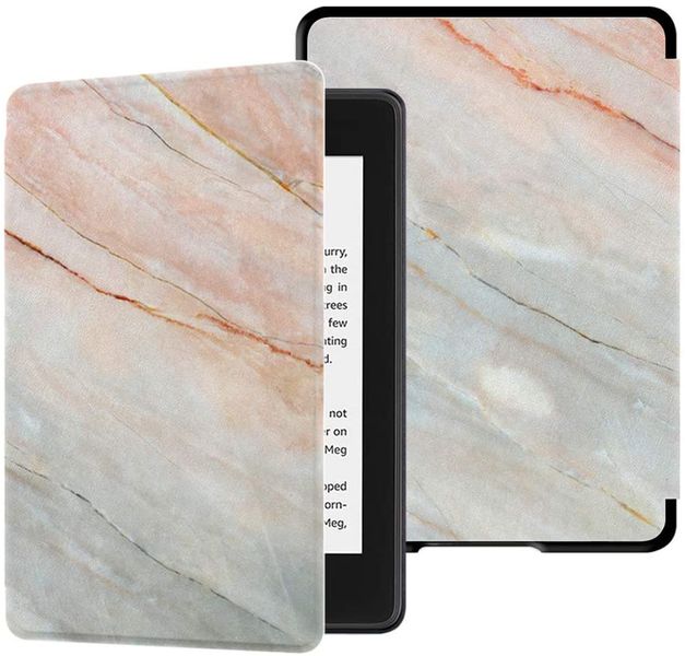 Huasiru Case Fits Kindle Paperwhite 10th Generation Marble Pinkl