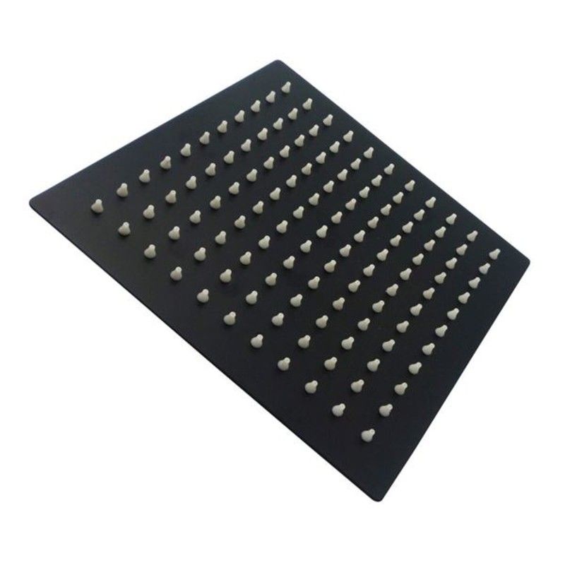 Black 8 Inch Shower Head