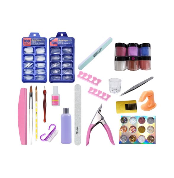 Professional - 26 Pieces Acrylic Powders Starter Kit