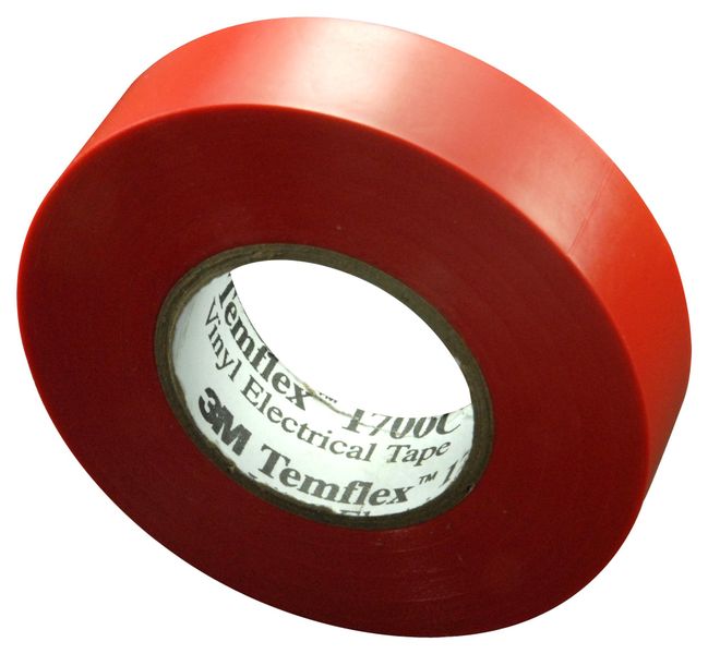 3M - 1500 Red Electrical Insulation Tape, 19 mm x 18 m