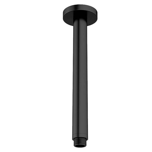 LUXUS Black Ceiling Shower Arm - 30cm