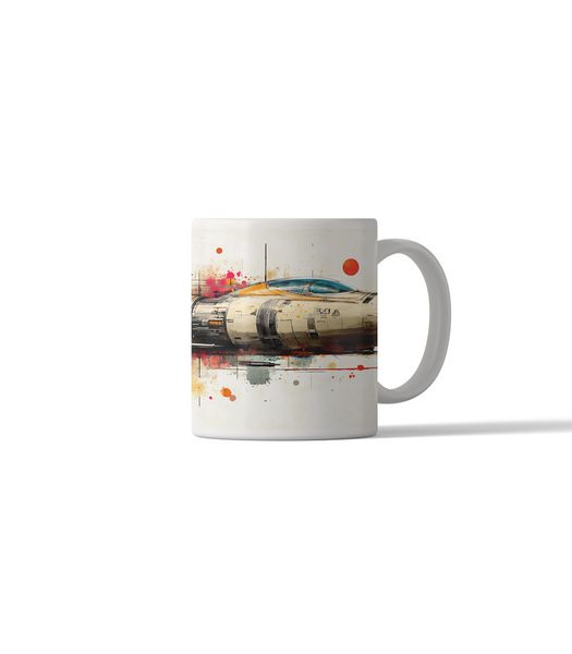 Retro Rocket DSG 23 Printed Coffee Mug