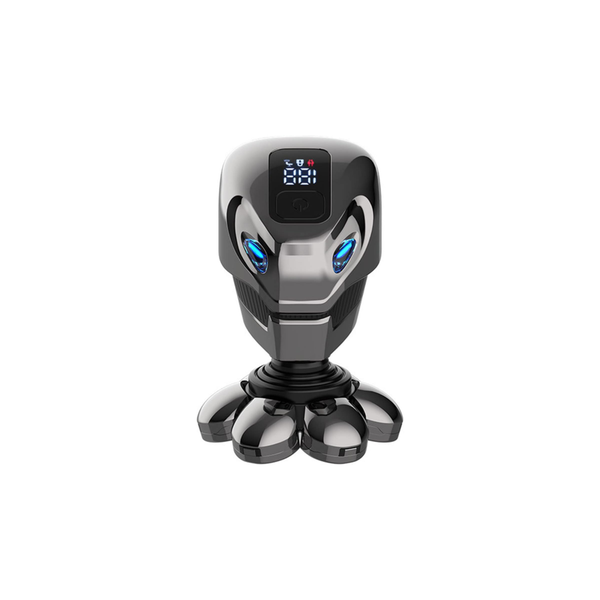 Electric Wireless 5-in-1 Men's Rotary Head Shaver - Multi-Function Grooming