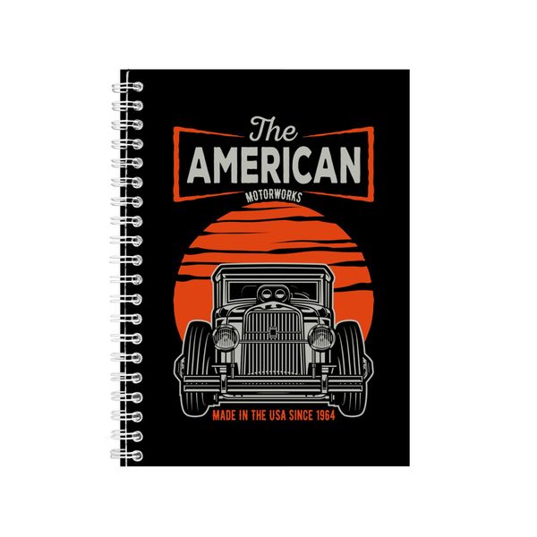 The American Moterworks Notebook Car Gift Idea A5 notes 125