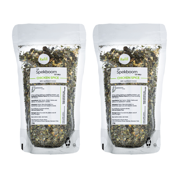 THE Spekboom CO Chicken Spice 175g Refill Recyclable Pouch