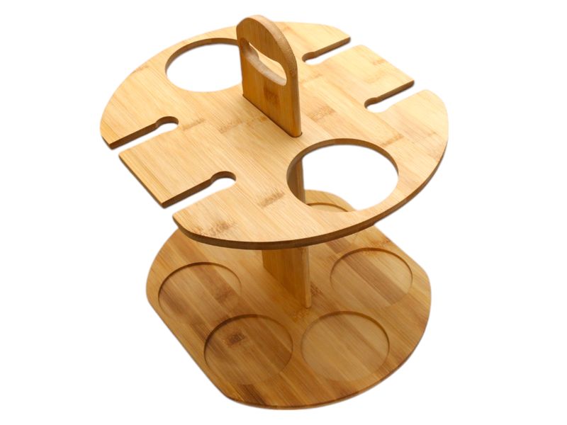 Wine Bottle and Glass Holder