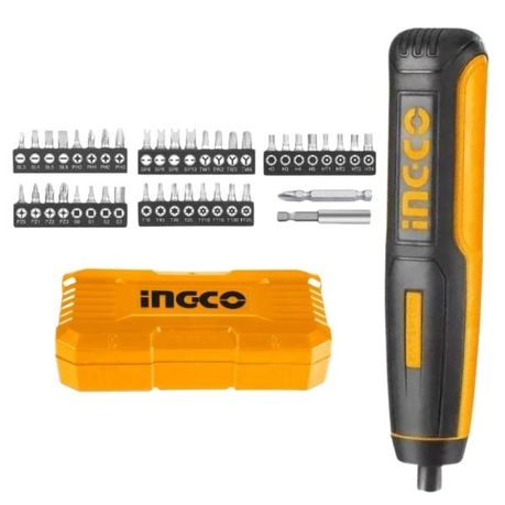 INGCO Lithium ion Cordless Electric Screwdriver Including Bit