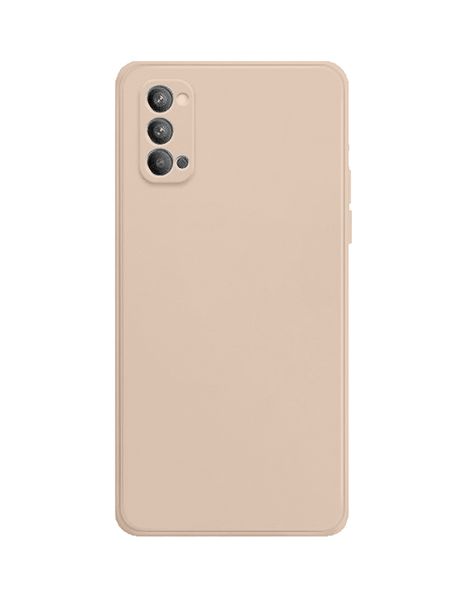 Unibright Silicone Cover Compatible with Oppo Reno5 5G - Peach