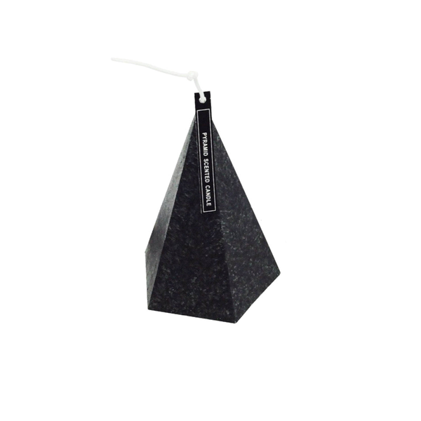 Pyramid Ice Scented Candle - Black