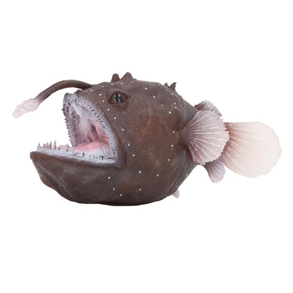 Anglerfish Figure Simulation Marine Animal Sea Fish Model Desk Decoration