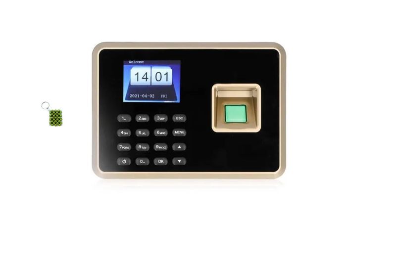 JG312 Standalone Fingerprint Time Clock + Key Chain