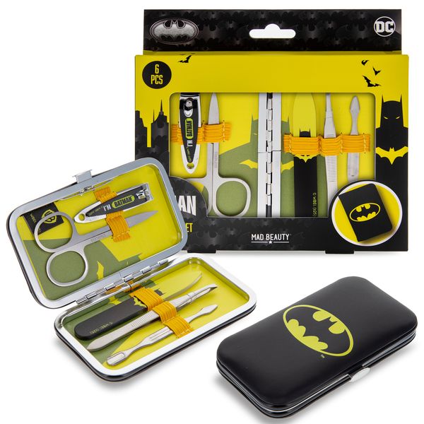 DC Batman Manicure &amp; Grooming Nail Set by Mad Beauty