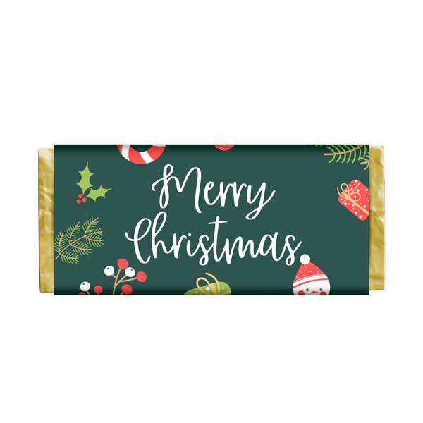 Christmas Chocolate Gift Idea Custom Themed Thank You Appreciation Present1