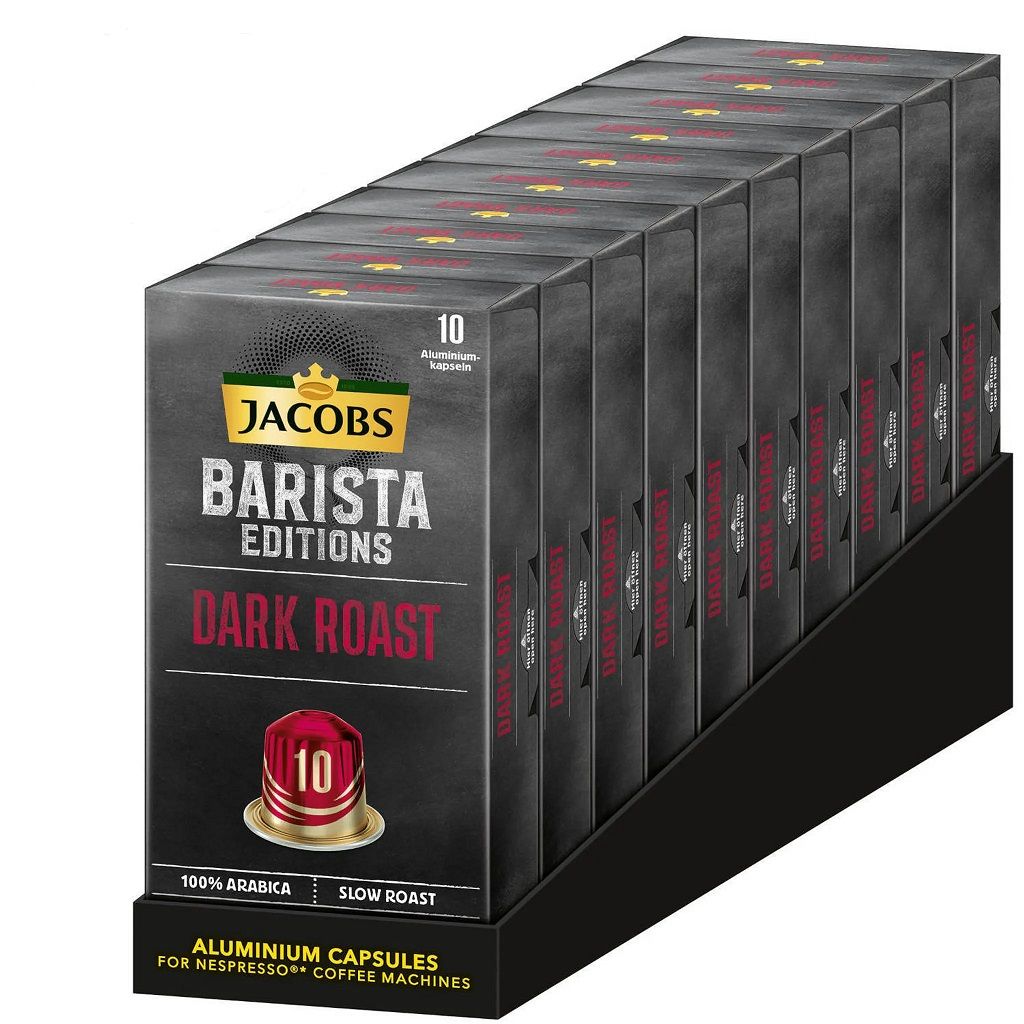 Jacobs Barista Editions Dark Roast 10 - Coffee Capsules - 100 capsules ...