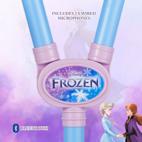 Frozen 2 wireless bluetooth karaoke microphone with light online show