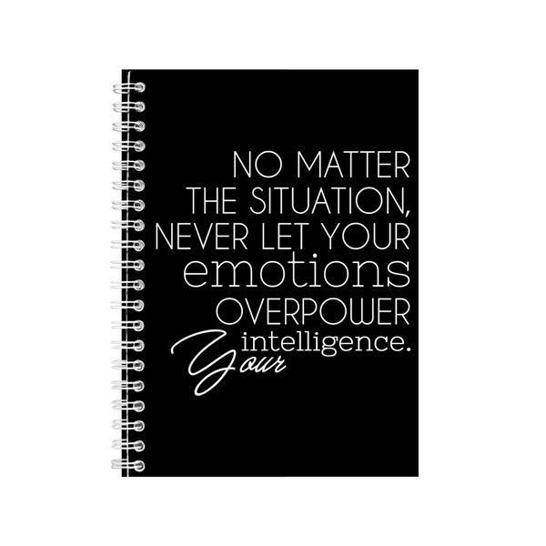 Power A5 Notebook Spiral Lined Motivational Saying Graphic Notepad Gift 187