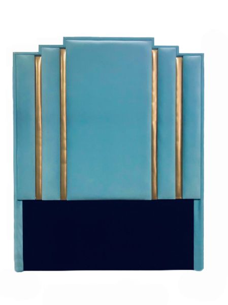 Modern Luxurious Headboard Blue image