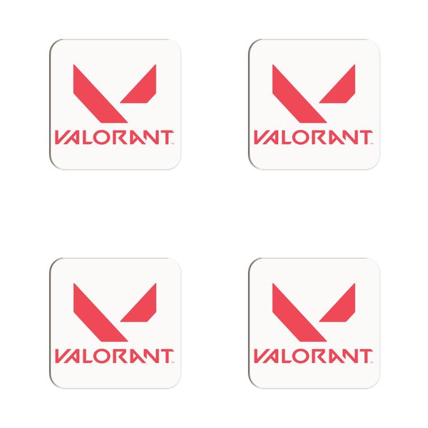 Valorant Emblem Coasters - Set of 4