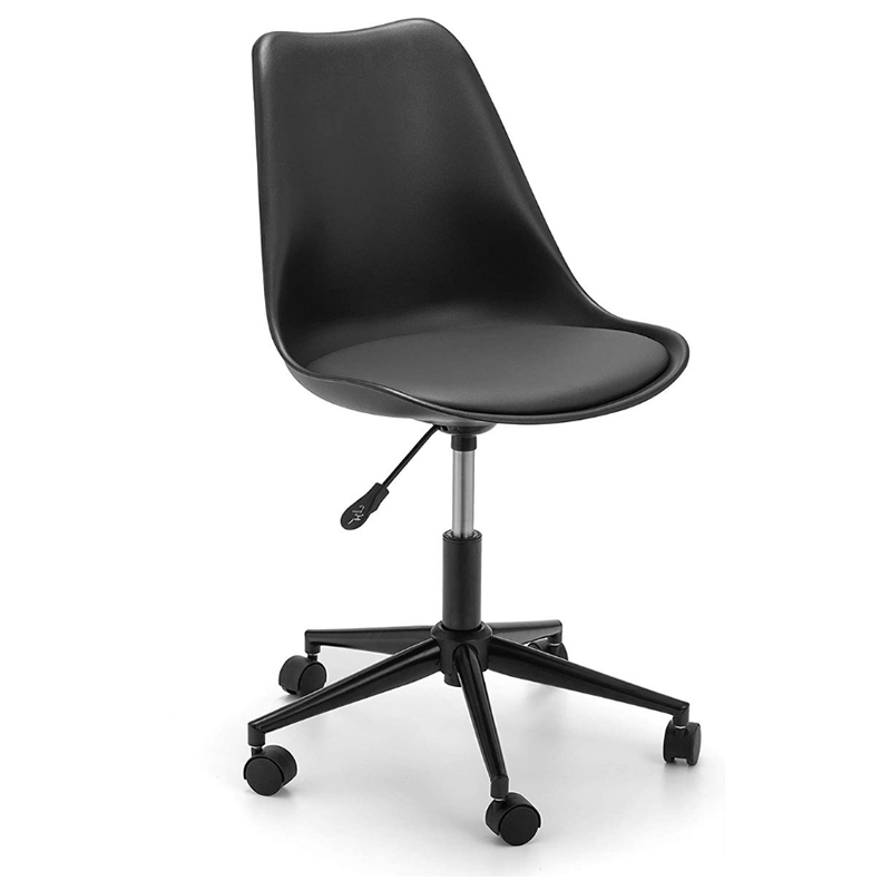 Armless Adjustable Swivel Mid Back Task Office Chair With Wheels Shop   S Zoom.file