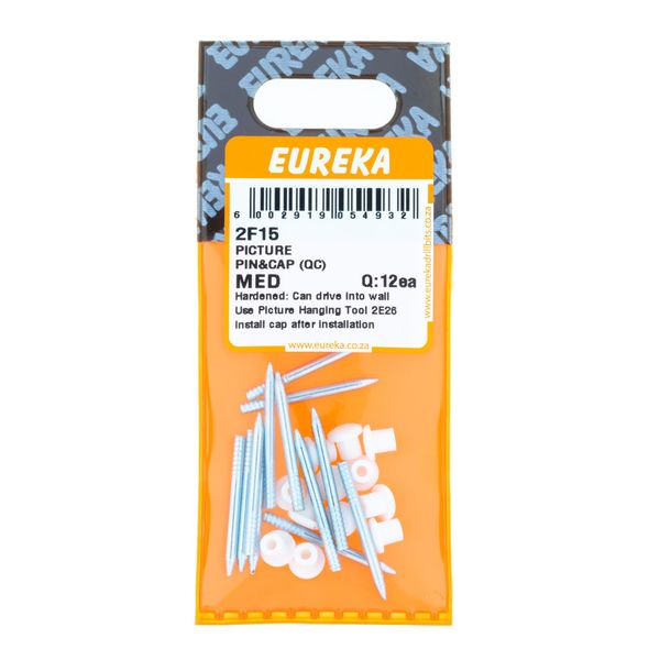 EUREKA Picture Pin &amp; Cap Medium Q:12ea 2F15