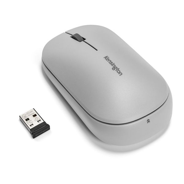 Kensington SureTrack Dual Wireless Dongle and Bluetooth Mouse - Grey