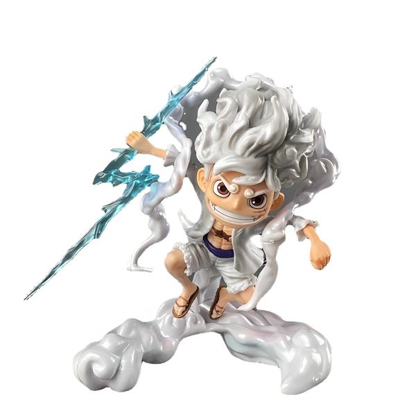 One Piece Anime Monkey D. Luffy Gear 5 Lightning Figure