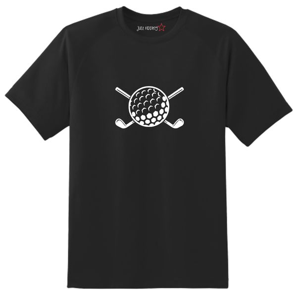 Just Kidding Boys "Golfing 2" Short Sleeve Tshirt Black