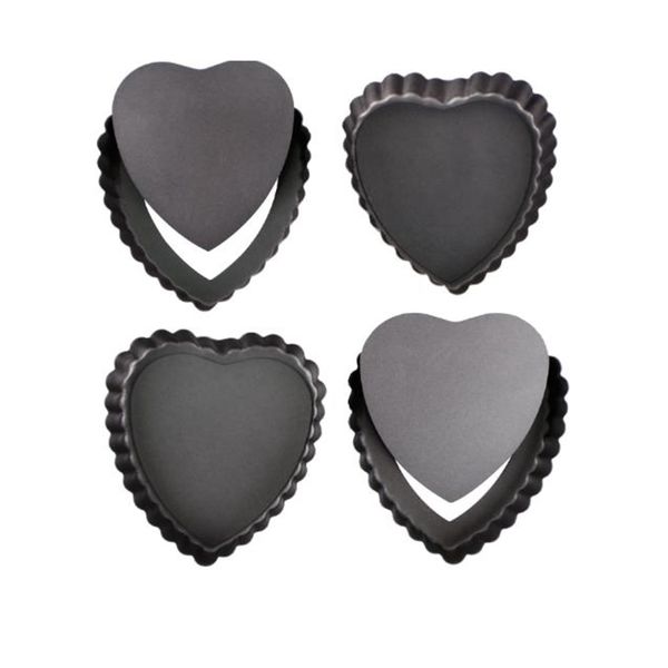 Cake Pans Baking Pans Heart-Shaped 4 Set