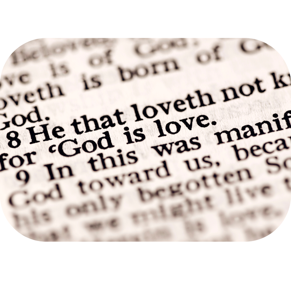 God Is Love Printed Mouse Pad