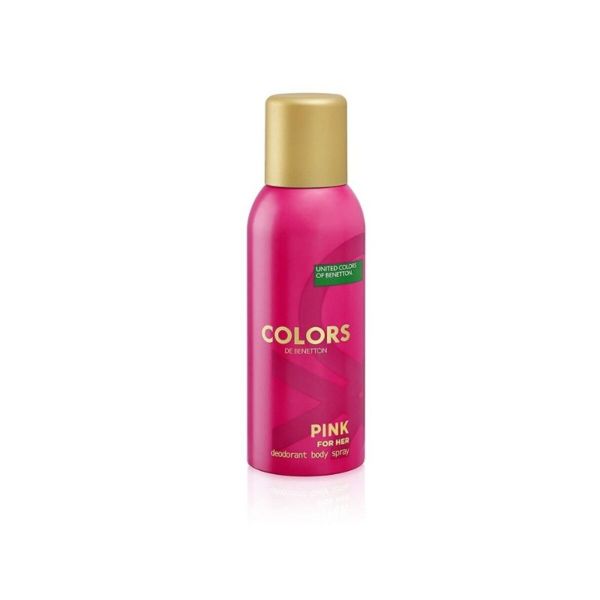 Benetton Colors De Benetton Pink Woman Deo Body Spray 150 ml (Parallel Import)