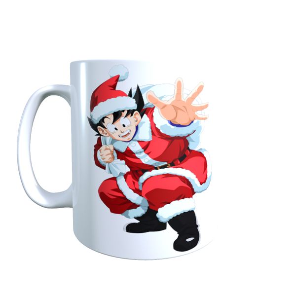 Come With Me - Dragon Ball Z Christmas Coffee Mug