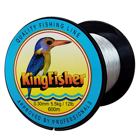 Kingfisher Nylon Fishing Line 5.5KG/12Lb .30MM Colour White 600m Spool, Shop Today. Get it Tomorrow!
