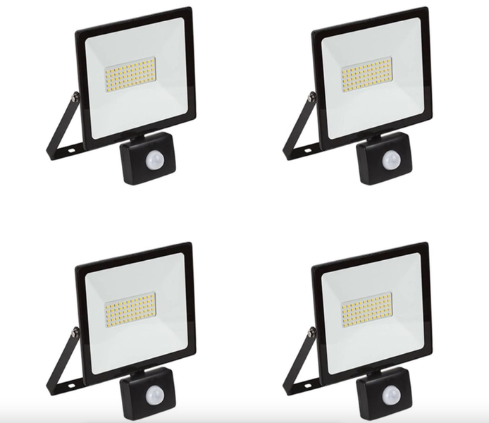 4 x 20w HT Motion Sensor Led Flood Light