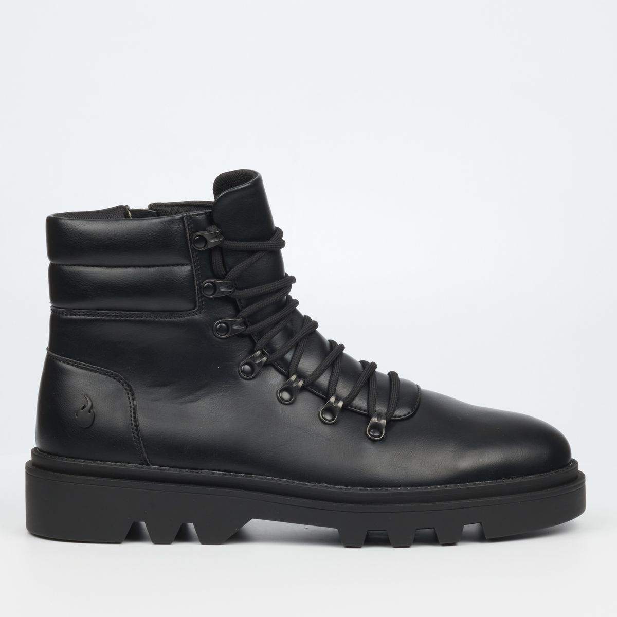 mazerata Men Black Round Toe TPR Sole Boots | Shop Today. Get it ...