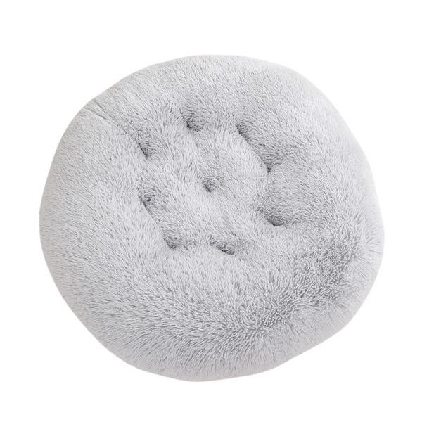 120cm Fluffy Plush Fur Dog Bed /Fits up 150 lbs Pets/Soft Soothing Pet Bed