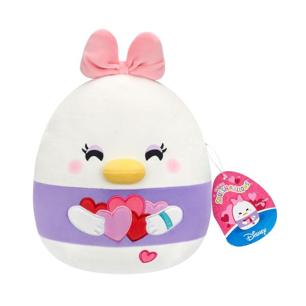 Squishmallow 8Inch Minnie &amp; Daisy Heart Plush