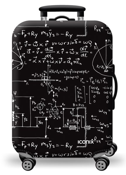 Iconix Printed Luggage Protector Cover - Winning Formula - XL