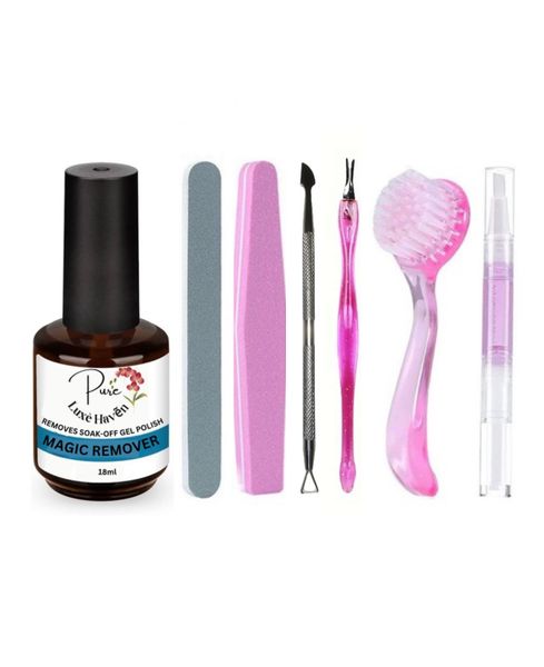 Pure Luxè Haven Complete UV Gel Nail Polish Remover Kit