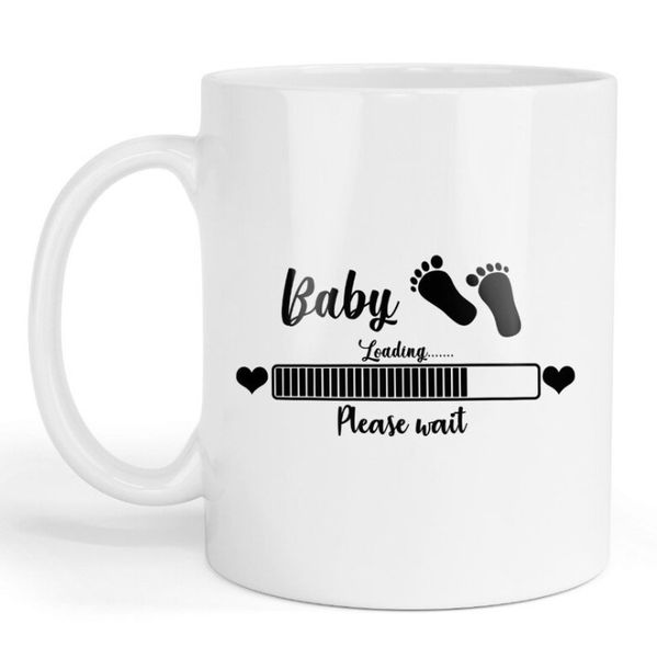 Baby Loading Christmas Birthday Pregnancy New Mom Gift Mug