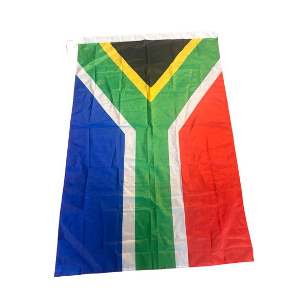 South African Flag With Hanging Strip 130x80 cm