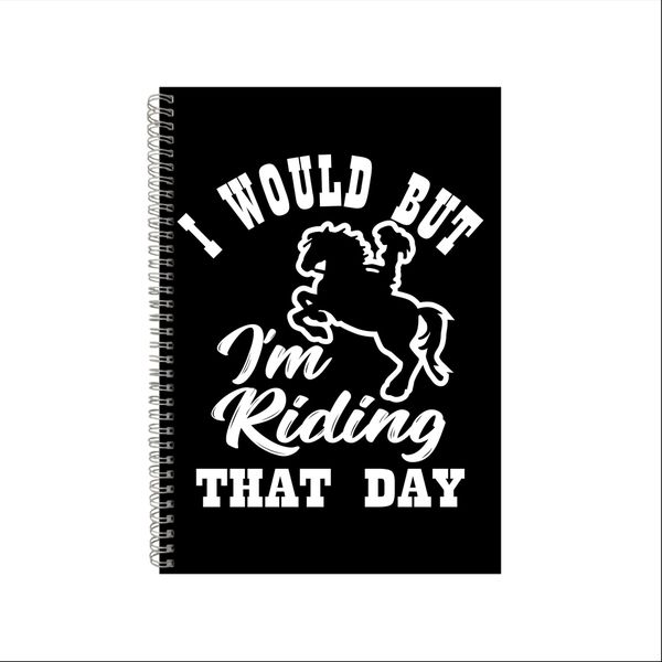 Horse Riding Notebook Equestarian Gift Idea A4 Notepad Pad 31