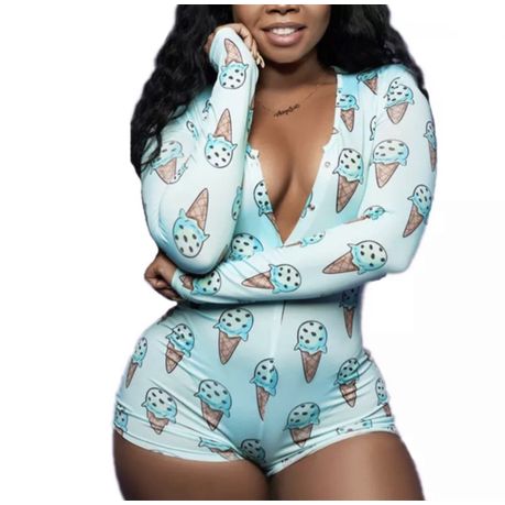 Ice Cream Plus Size Pyjama Onesie Shop Today. Get it Tomorrow